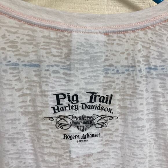 New Harley Davidson Tee V Neck Women's XL - Picture 7 of 7